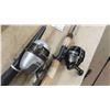 Image 5 : 4 Fishing Rods + Reels ; 2 Zebco 202, Zebco 33 Max, Mitchell SC200