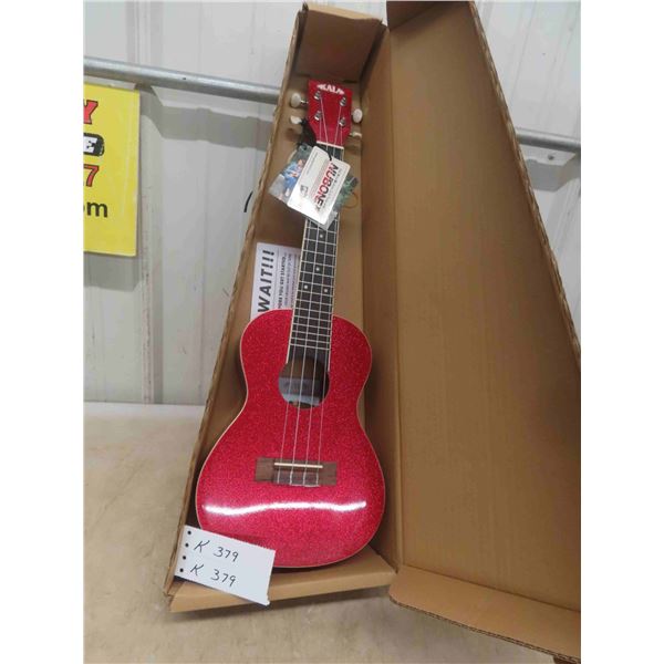 New Kala Red Sparkle Ukulele