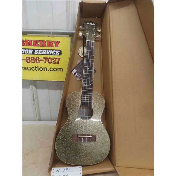 New Kala Gold Sparkle Ukulele