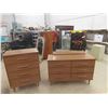 Image 1 : 2 Dressers ; 18" x 32" x 48" plus Mirror 26.5" x 38" & 4Drawer 18" x 30" x 40"