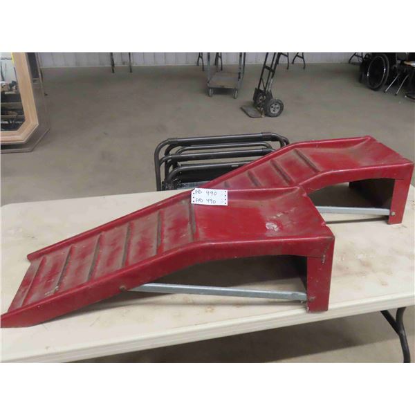 Set of Metal Car Ramps