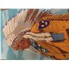Image 2 : Petti Point Portrait of Indian Chief Measuring 9.75" x 12.75" - Beautifully Done