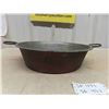 Image 3 : Very Old Heavy Copper Pan 16" Wide