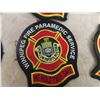 Image 5 : 17 Embroidered Patches - 10 Winnipeg Fire Paramedics Services + 7 WPG Fire Dept.