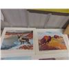 Image 2 : 9 Prints from Series Wildlife of Canadian Wilds in Original Box Prominent Canadian 