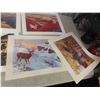 Image 6 : 9 Prints from Series Wildlife of Canadian Wilds in Original Box Prominent Canadian 