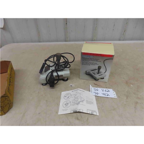 Vintage 1988 Quick Shot QS-119 Joystick Controller IBM PC/XT + Apple HE/c 