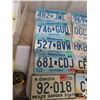 Image 2 : License Plates 1970 to 1990 ; North Dakota, Minnesota, Park Pontiac, BC, Camping 