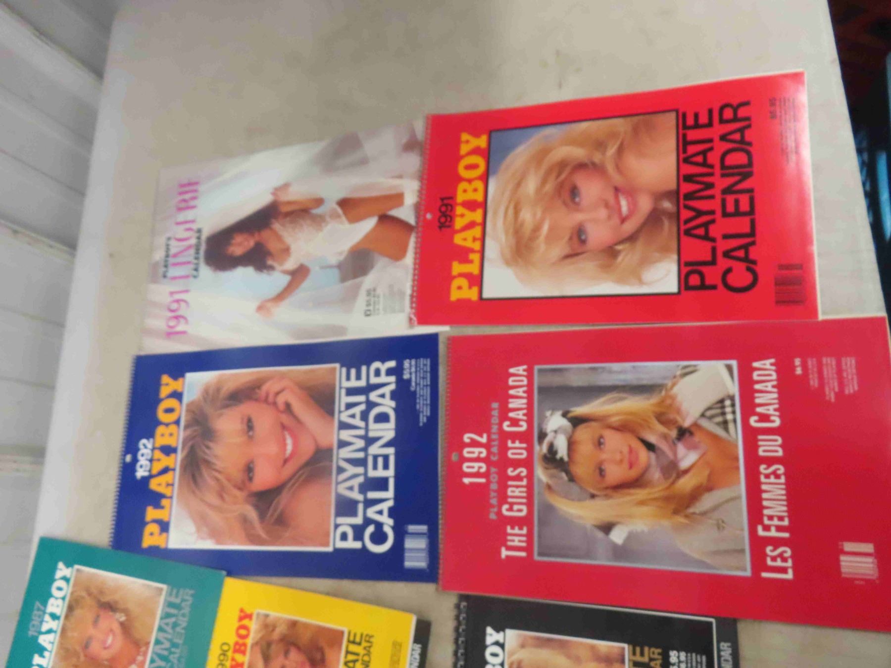 21 Playboy Calendars Desk Calendars 80s 90s With Early Global Warming 21-playboy-calendars-desk-calendars-80s-90s-with-early-global-warming