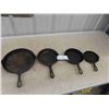 Image 1 : 4 Cast Iron Frying Pans 