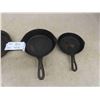 Image 2 : 4 Cast Iron Frying Pans 
