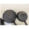 Image 4 : 4 Cast Iron Frying Pans 