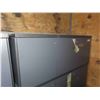 Image 2 : (2) 3 Door Upper Cabinets with Locks + Keys 16" x 16" x 42" 