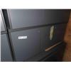Image 3 : (2) 3 Door Upper Cabinets with Locks + Keys 16" x 16" x 42" 