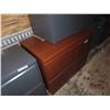 Image 2 : Wooden 2 Door Lateral Filing Cabinet 24" x 28" x 36"