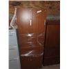 Image 1 : Wooden 6 Door Locking Cabinet with Keys 24" x 24" x 66"