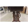Image 4 : Sewing Base Stand with Nice Wooden Top 21" x 30" x 42"
