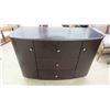 Image 2 : Modern Dresser with Mirror - Dresser 18" x 31" x 47" plus mirror 31" x 36" 