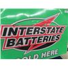 Image 2 : Interstate Batteries Metal Embossed Sign 24" x 36"