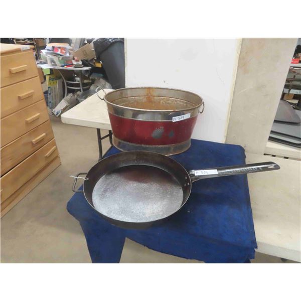 Lumber Jack 16" Frying Pan & Tub Planter