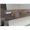 Image 2 : Coat Rack - Barn Board + Brass Door Knobs 7.5" x 45.5"
