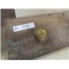 Image 4 : Coat Rack - Barn Board + Brass Door Knobs 7.5" x 45.5"