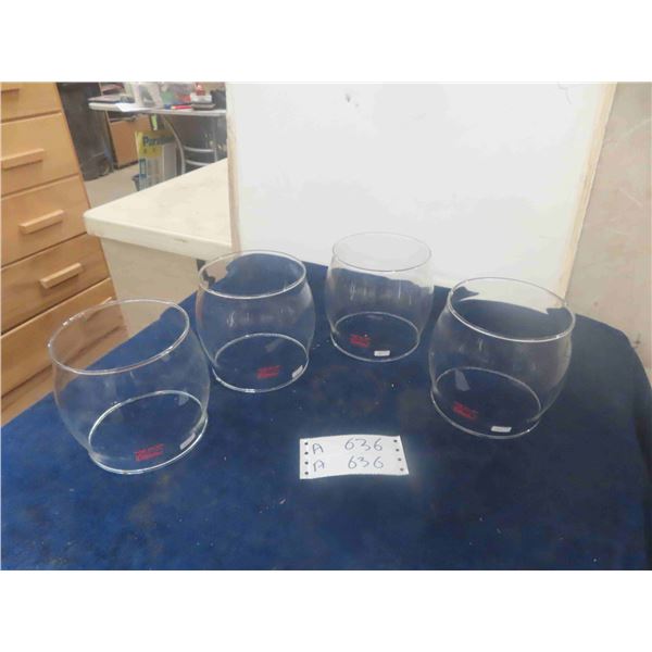 4 Coleman Lantern Globes