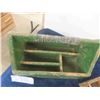 Image 3 : Painted Wood Carpenters Tool Box & Goldenloaf Wooden Box