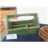 Image 4 : Painted Wood Carpenters Tool Box & Goldenloaf Wooden Box