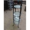 Image 3 : Floor Lamp / What Not Shelf Combo 68" Tall + Up to 13" Wide