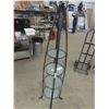 Image 4 : Floor Lamp / What Not Shelf Combo 68" Tall + Up to 13" Wide