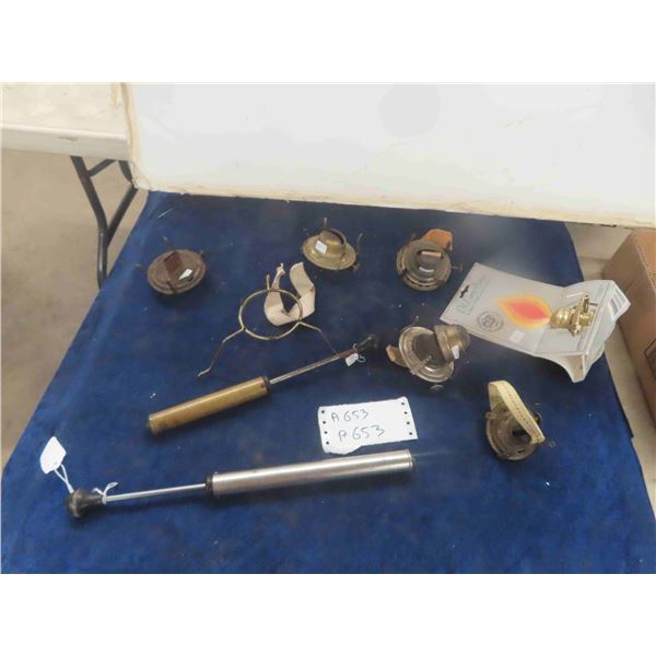 Coal Oil Lamp Burners & Gas Filler