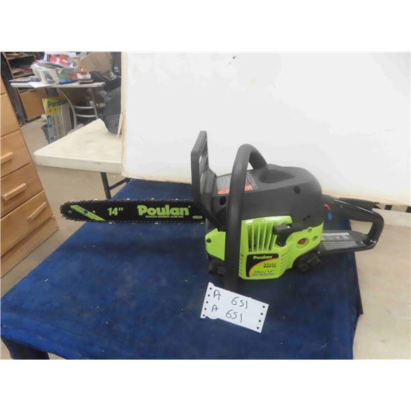 Poulan P3314 Chainsaw - Bought + Never Used