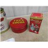Image 3 : 4 Tins ; (2) Rogers Honey Tins 10lb, Frys Cocoa Tin, Droste's Cocoa Tin 