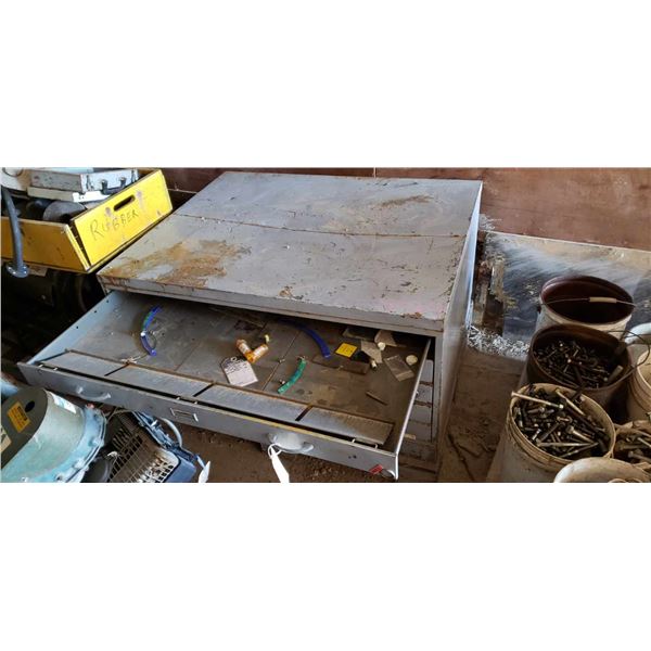 Metal 5 Drawer Cabinet 24" x 37" x 47" 