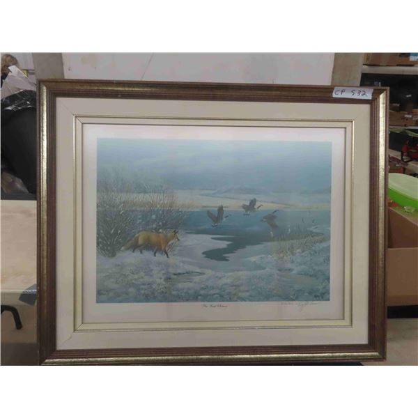 Terry McLean Framed Signed Limited Edition Print - Last Chance 24" x 30"