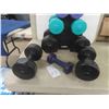 Image 4 : Weider Dumb Bell on Stand ; (2)  10lb, (2) 8lb, (2) 5lb, (2) 3lb, (1) 2lb
