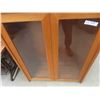 Image 4 : 2 Door China Cabinet with 3 Glass Shelves 14" x 33" x 42"