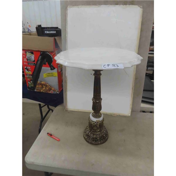 Marble Top Pedestal Fancy Stand 18  x 24  