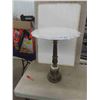 Image 1 : Marble Top Pedestal Fancy Stand 18" x 24" 