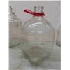 Image 2 : (4) Vintage Glass Bottles ; 4 L Milk, Kik, Brihts, Adanac