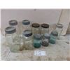 Image 1 : (8) Sealer Jars ; Midwest, Nabob, Atlas, plus others