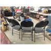 Image 4 : 4 Fold Up Padded Chairs
