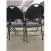 Image 4 : (4) Fold Up Padded Chairs