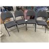 Image 1 : (4) Fold Up Padded Chairs