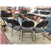 Image 2 : (4) Fold Up Padded Chairs