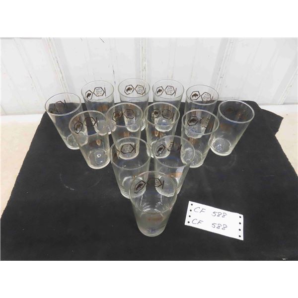 (13) ROCO Hi -Ball Glasses Manitoba Centennial 1870-1970