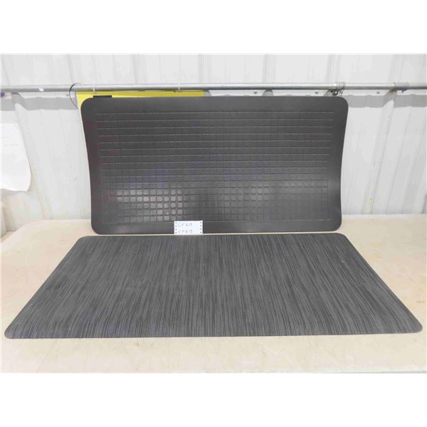 (2) Heavy Duty Welcome Matts - approx. 20  x 38 