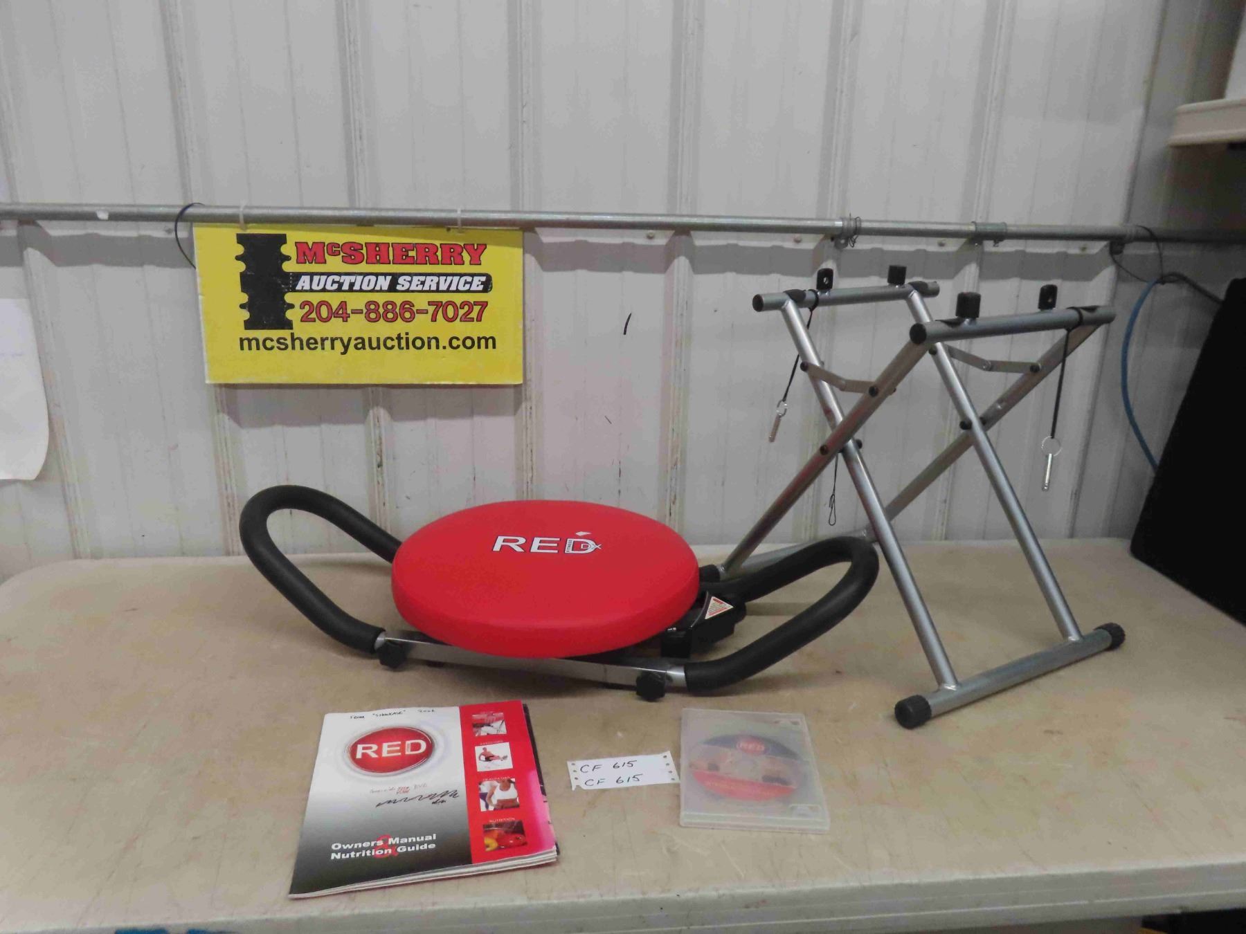 Red Max Exerciser Red Fitness DX Including DVD Basic Work Out Owners Manual