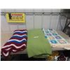 Image 1 : 3 Knitted/ Crochet Blanket ; 58" x 74" , 51" x 58" , 57" x 86"